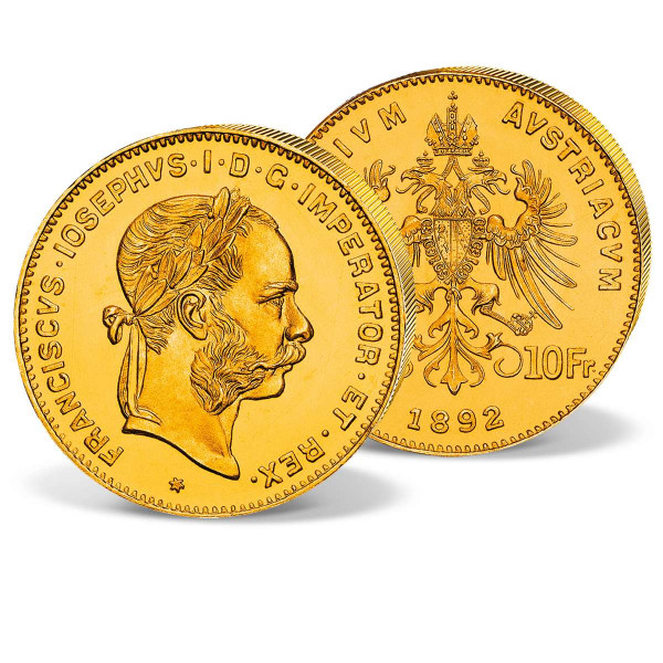 Goldmünze 4 Florin Österreich "Franz Joseph I." DE_2460012_1