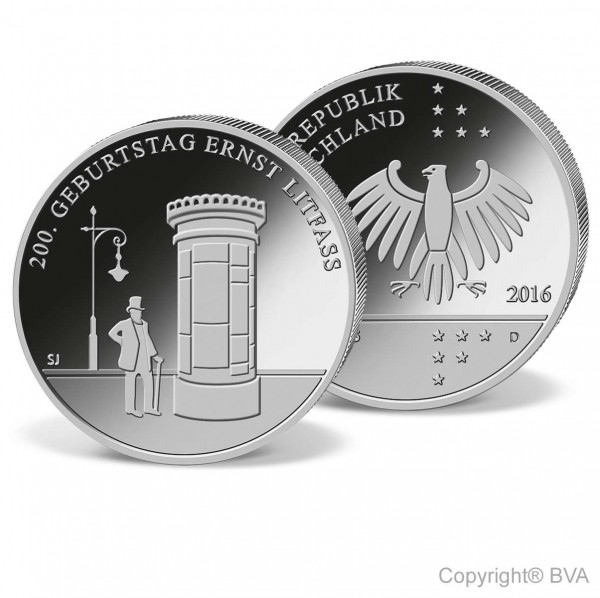 20 Euro Silber-Gedenkmünze "200. Geburtstag Ernst Litfaß" DE_2704575_1