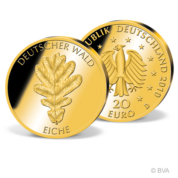 20 Euro Goldmünze Deutschland 2010 Deutsche Eiche D DE_1551045_1