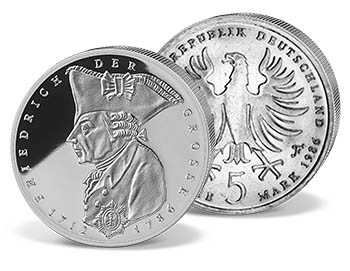 Gedenkmünze 5 DM Deutschland Friedrich der Große