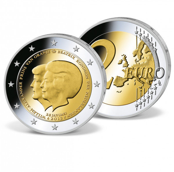 2 Euro Gedenkmünze Niederlande "Beatrix und Willem" DE_2719423_1