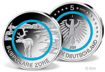 5 Euro Sammlermünze "Subpolare Zone" 2020