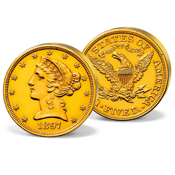 Goldmünze USA 5 Dollar 1897 "Liberty Head" DE_2711468_1