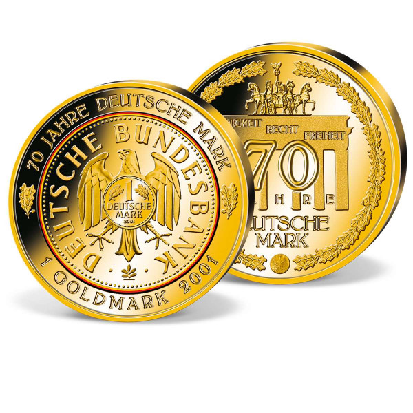 Gigantenprägung "1 Goldmark 2001 - 70 Jahre Deutsche Mark" DE_8455801_1