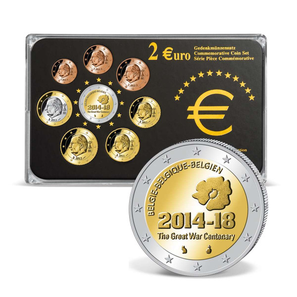 2 Euro Gedenksatz Belgien 2014 DE_2710871_1