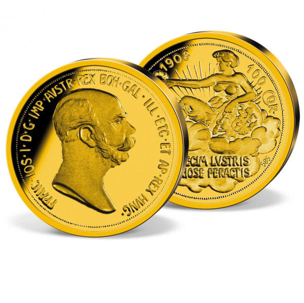 Gold-Neuprägung "100 Kronen Franz Joseph I ." DE_2160483_1