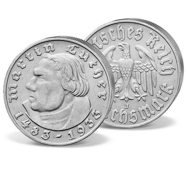 Historische Silbermünze 2 Reichsmark "Martin Luther" DE_1575077_1