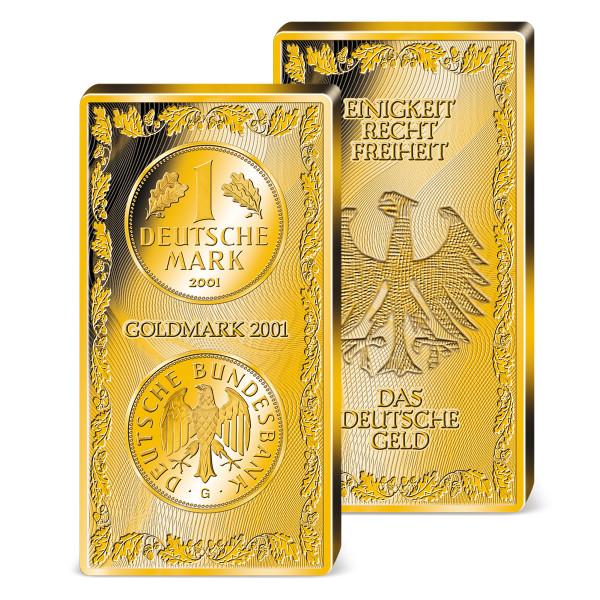 Barren-Prägung "1 Goldmark 2001" DE_9093402_1