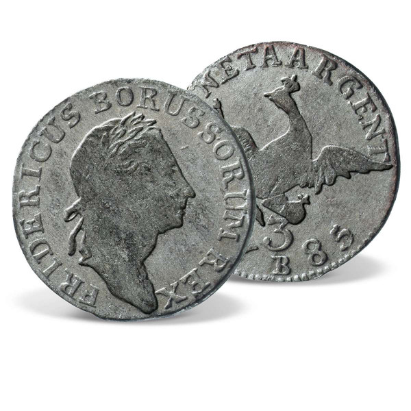 Silbermünze 3 Gröscher "Friedrich II." 1771-1786 DE_1576015_1