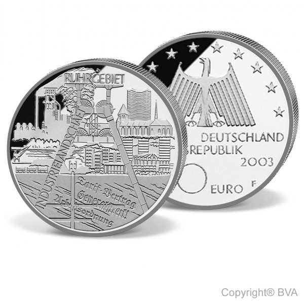 10 Euro Gedenkmünze Industrielandschaft Ruhrgebiet PP DE_2703171_1