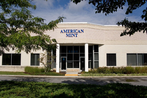 Nach erfolgreichen Geschäftsjahren inzwischen zu klein geworden: Das Firmengebäude von American Mint in Mechanicsburg, Pennsylvania
