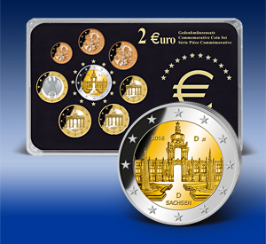 2-Euro-Gedenkmünzensatz "Dresdner Zwinger" 2016