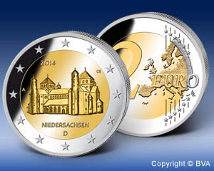 2 Euro Gedenkmünze "Niedersachsen" 2014