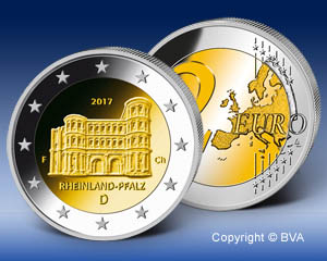 2 Euro Gedenkmünze "Rheinland-Pfalz" 2017