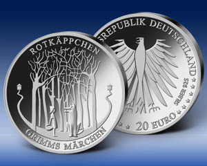 20 Euro Silber-Gedenkmünze "Rotkäppchen"