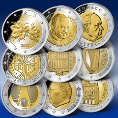 Länder-Euromünzen - Euro-Kursmünzensätze